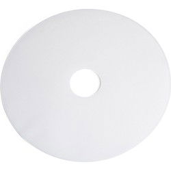 Lampenkap Lichtbarrière - Rond - ø50 x 0.5 cm - Wit - Open - Inbouw lampenkap Diffuser - Geschikt voor lampenkap 50 cm