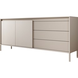 Meubella Dressoir Saran - Beige - 187 cm