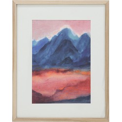 canvas print sunset l 49 x 39 x 1,5 