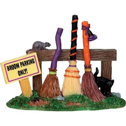 Broom parking rack