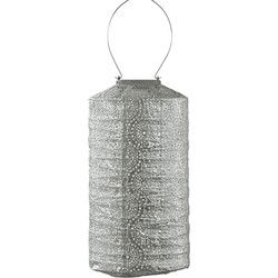 LUMIZ Solar tuinverlichting Occult Cylinder - 18 cm - Zilver
