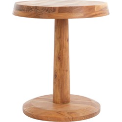 Bijzettafel Nalagu - Hout - Ø46cm