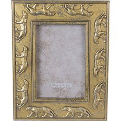 Clayre & Eef Fotolijst Goudkleurig Polyresin