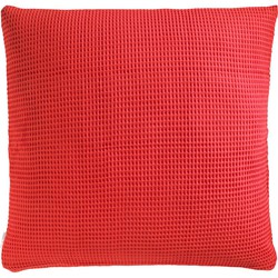 Heckett & Lane Kussensloop Wafel Pillowcase Fiery Red 50 x 50 cm