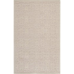 Safavieh Medallion Indoor Hand Tufted Area Rug, Cambridge Collection, CAM123, in Light Pink & Ivory, 152 X 244 cm