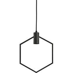 Light & Living - Hanglamp Aina - 30x5x37 - Zwart