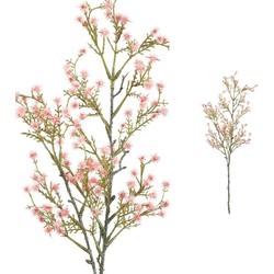 PTMD Leaves Plant Gypsophila Kunsttak - 33 x 16 x 56 cm - Roze