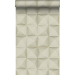 Origin Wallcoverings eco-texture vliesbehang 3D-motief lichtbeige - 50 x 900 cm - 347959