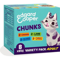 Cat adult multipack 8x85g chunks 68
