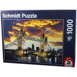Schmidt Schmidt Tower Bridge London, 1000 stukjes - Puzzel - 12+