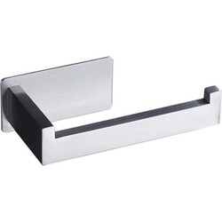 XIVADA WC rolhouder Luca - Zonder Boren - Rvs - Zelfklevend - Zilver