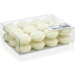 Trend candles Drijfkaarsen - 24x - creme wit - 4,5 cm - 4 uren - Drijfkaarsen