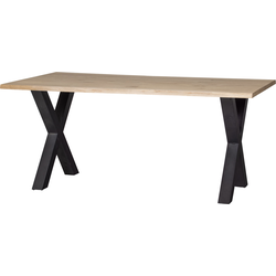 WOOOD Tablo Boomstam Tafel met Alkmaar Poot - Eiken - 75x160x90