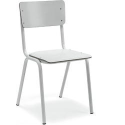 RoomForTheNew stoel 088 - eetkamer stoel - kantinestoel - stoel - chair - stoelen - eetkamer stoelen - kantine stoelen - bruine stoel - stoel wit