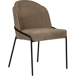 Pole to Pole - Fjord chair - Chenille - Brown