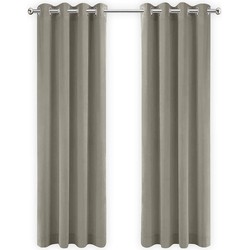 LW Collection OUTLET LW Collection Gordijnen Taupe Velvet Kant en klaar 270x290CM