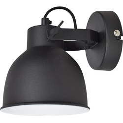 Wandlamp Industrial  Large Ø14cm Vintage black