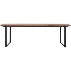 DTP Home Dining table Odeon rectangular,78x250x100 cm, recycled teakwood