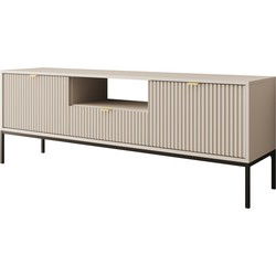 Meubella - TV-Meubel Navil - Beige - 154 cm