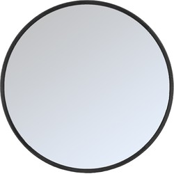 LABEL51 - Spiegel Oliva 90x90 cm - Zwart Eiken