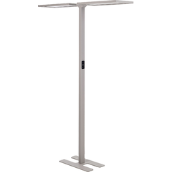 Beliani SCULPTOR - Staande lamp-Zilver-Aluminium