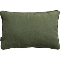 2 stuks! Sierkussen 60x40 piping Panama green