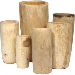 wooden mortar S-M-L - (M) medium