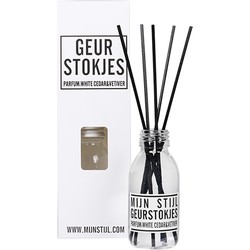 Mijn Stijl - Geurstokjes White cedar & vetiver