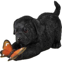 Clayre & Eef Beeld Hond Zwart Kunststof
