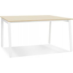 AMADEUS design recht bureau 160x80x745 cm Beige