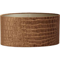 Light & Living - kap - Praya - bruin - textiel - E27 - 3838686
