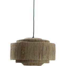 PTMD Revy Hanglamp - 41 x 41 x 25 cm  - jute - Naturel