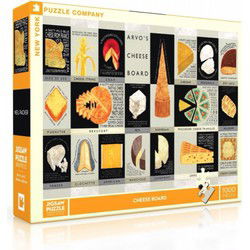 New York Puzzle Company Kaasplank - 1000 stukjes