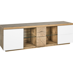 Beliani FARADA - TV-kast-Lichte houtkleur-MDF