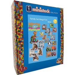 Ministeck Ministeck Ministeck Family-Set Mega Fun - XXL Box - 4000st