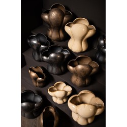 PTMD Vaas Mellie - 26x18x29 cm - Keramiek - Zwart