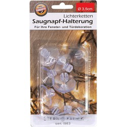Zuignappen/montage systeem - met sleuf - 36x stuks - 3,5 cm - Handdoekhaakjes