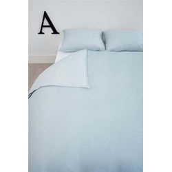 At Home Living Bluegrey dekbedovertrek - 260x200/220 (lits-jumeaux XL)