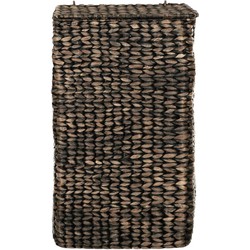 MUST Living Laundry basket Palawan BLACK WASH,60x33x33 cm