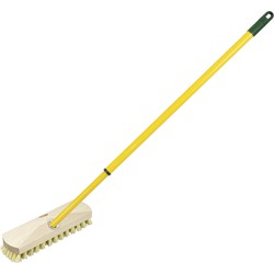Schrobber - met telescoopsteel - 80-130 cm - schrobborstel - schoonmaakborstel - Schrobborstels