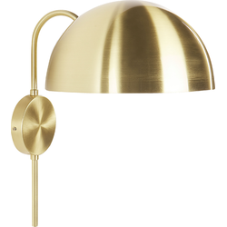 Beliani WAMPU - Muurlamp-Goud-Staal