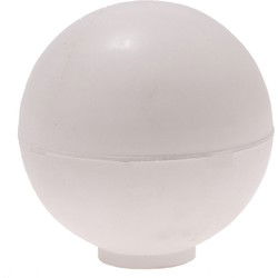 Protect-it Deurstopper/deurbuffer Golf - 1x - D35mm - rubber - wit - Deurstoppers