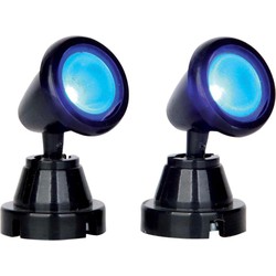 Round spot light blue set of