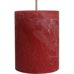 PTMD Kaars New Rustic Outdoor - 15x15x20 cm - Parrafin - Flamingo