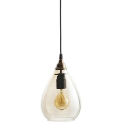BePureHome Simple Hanglamp Medium - Glas - Antique Brass - 25x15x15
