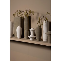 PTMD Vaas Rinder - 19x19x12 cm - Keramiek - Beige