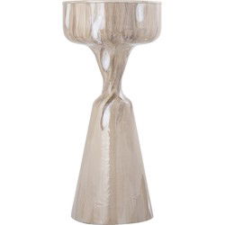 PTMD Maran Cream Shiny Ironsidetable Round L