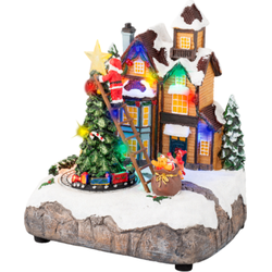 LED scenery l16b19h22 cm kleur/multi