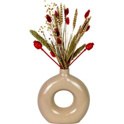 Droogboeket 'Winter Glamour' - droogbloemen - Hoogte 35 cm