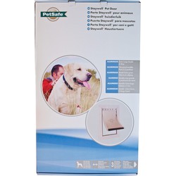 PetSafe aluminium deur nr. 660 XL wit/transparant